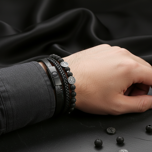 Stainless Steel Magnetic Bangle Bracelet