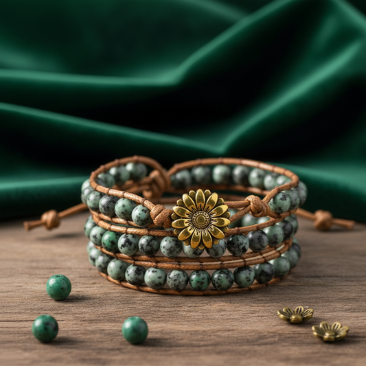 Turquoise & Amazonite Boho Bracelet