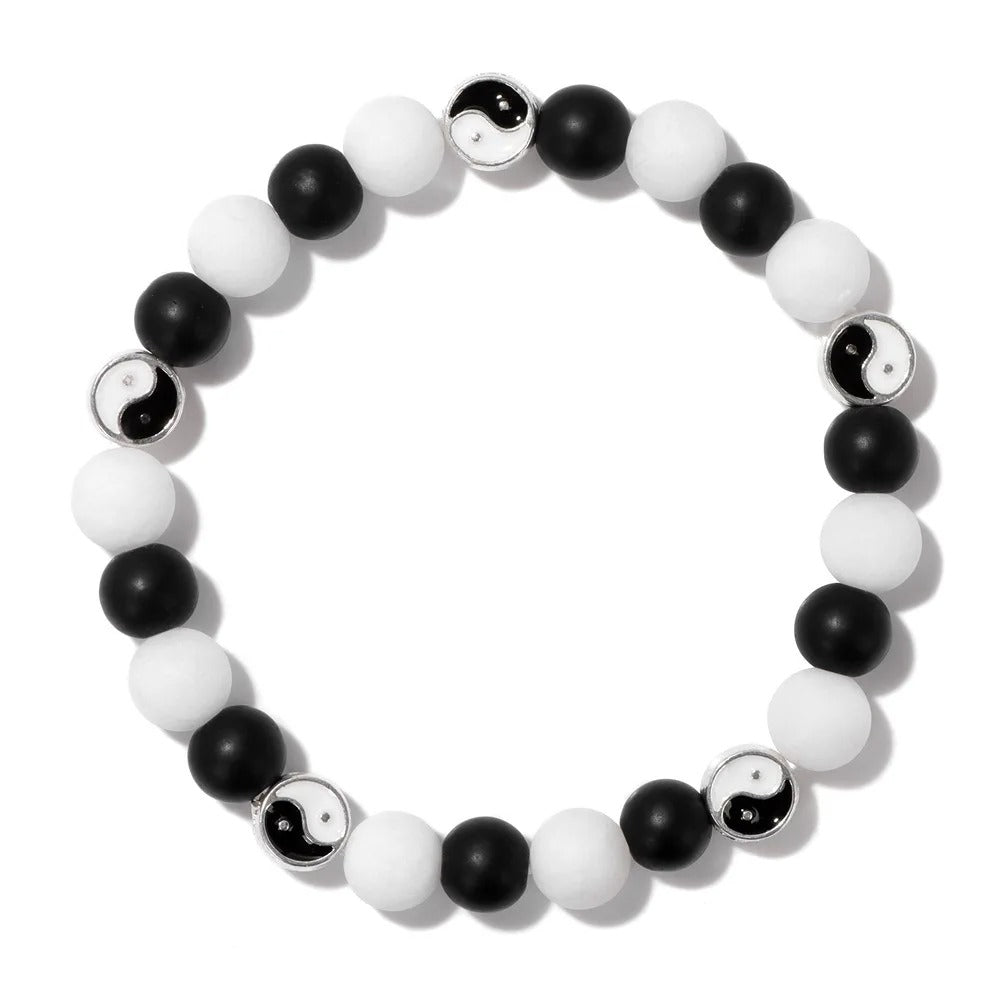 Cat Eye & Volcanic Stone Bracelet
