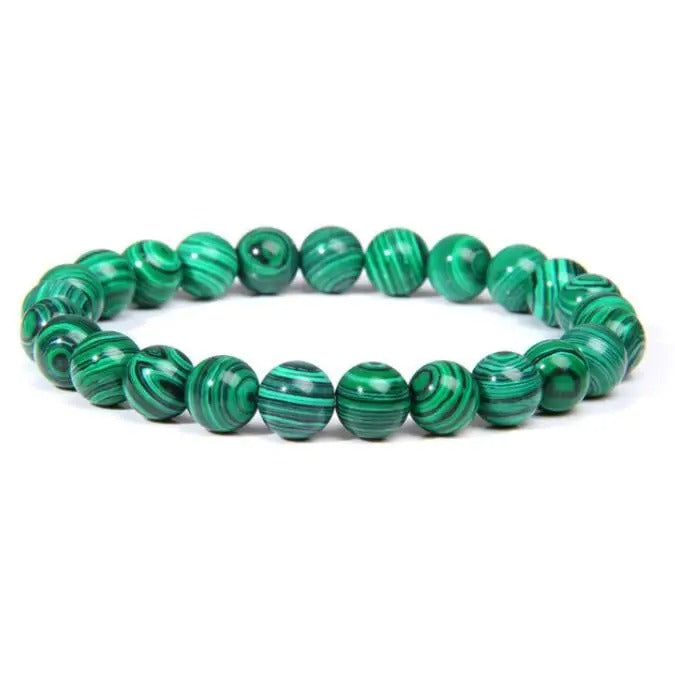 Moss Agate & Tiger Eye Bracelet β Natural Gemstone