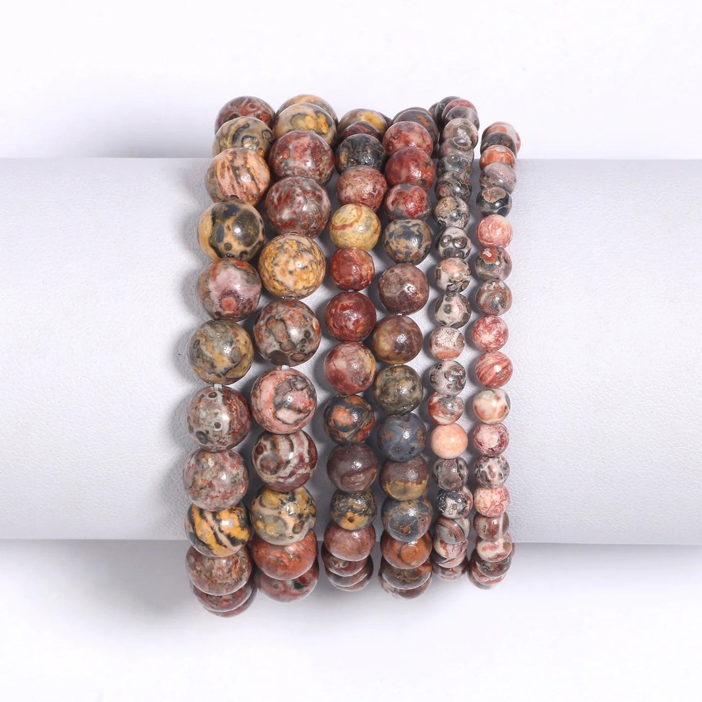 Rose Quartz, Green Jade & Yellow Agate Bracelet ā Natural Stone Healing Bracelet
