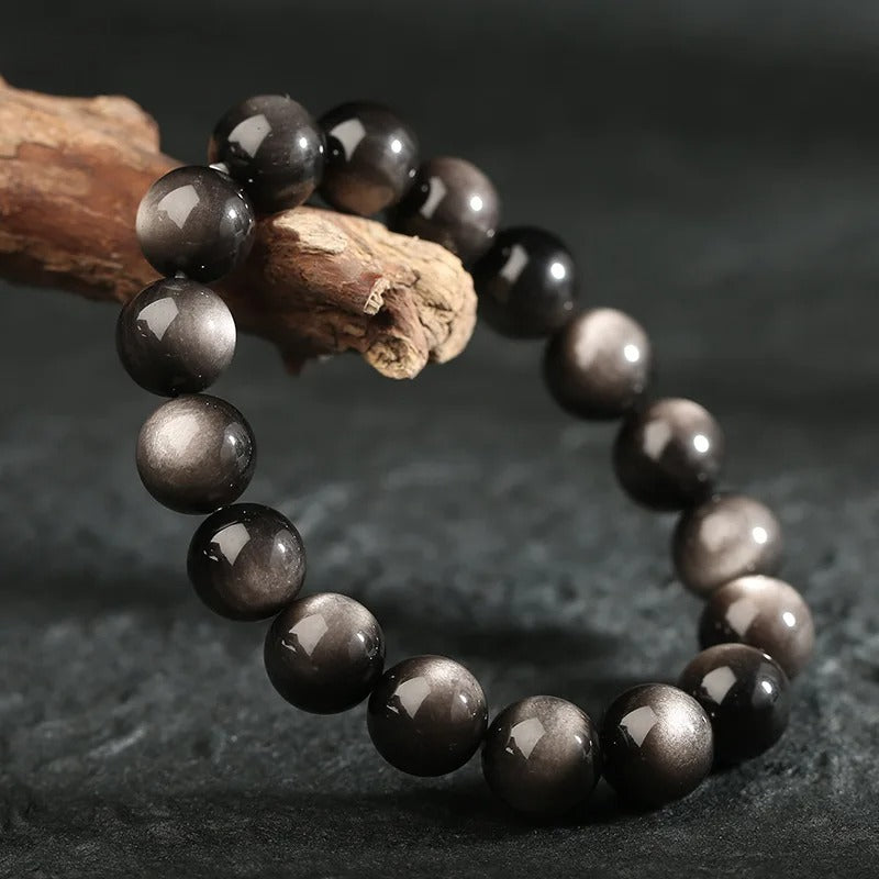 Rose Quartz, Green Jade & Yellow Agate Bracelet ā Natural Stone Healing Bracelet