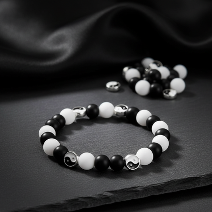 Cat Eye & Volcanic Stone Bracelet