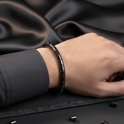 Elastic Round Natural Stone Bracelet