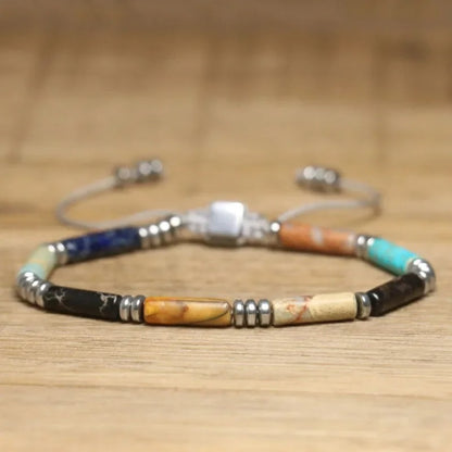 Tiger Eye & Emperor Stone Bracelet