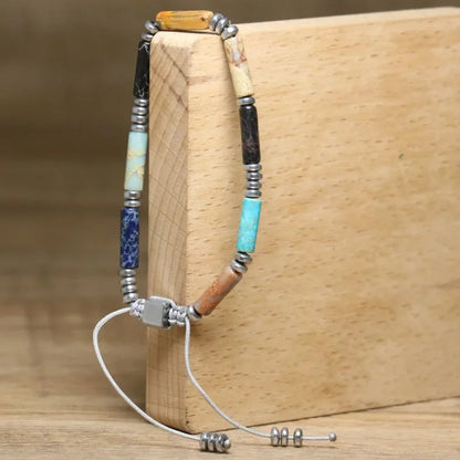 Tiger Eye & Emperor Stone Bracelet