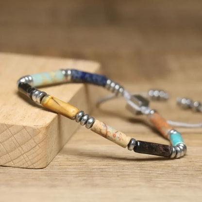 Tiger Eye & Emperor Stone Bracelet