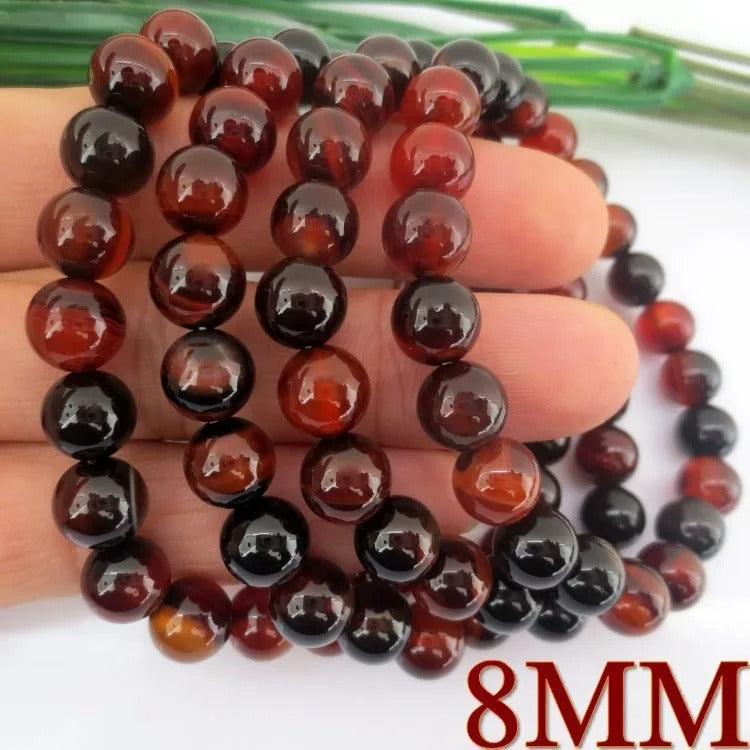 Rose Quartz, Green Jade & Yellow Agate Bracelet – Natural Stone Healing Bracelet
