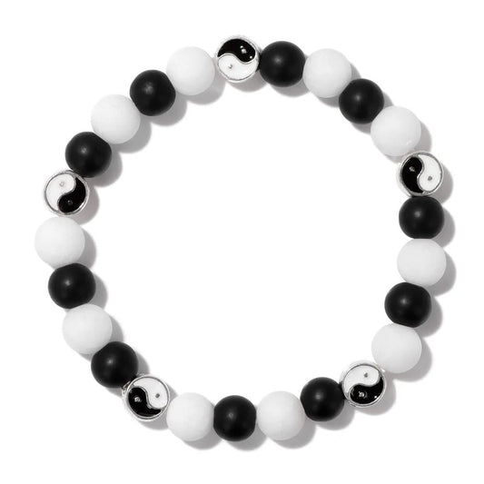Cat Eye & Volcanic Stone Bracelet