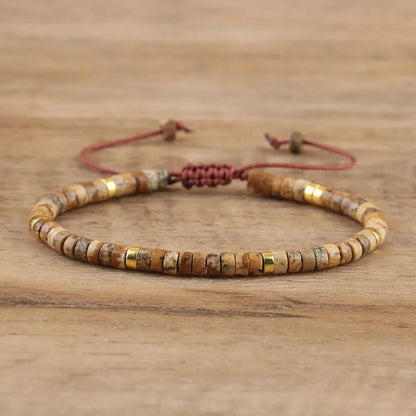 Natural Semi-Precious Stone Bracelet